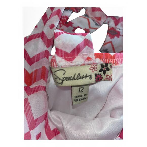 Speechless Sundress | Pink Multicolor | Excellent Condition | Sz 12 - Picture 3 of 5